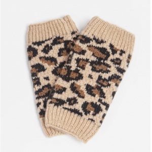 Fingerless Gloves - Leopard